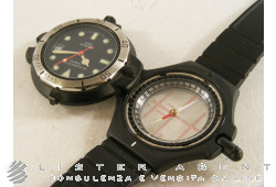 WYLER VETTA Compass in black Pvd steel Ref. 3195401. NEW!