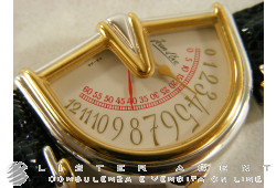 JEAN D'EVE Retrogrado in two tone steel White Ref. 102301. NEW!