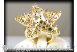 POMELLATO Sirene ring in 18Kt white gold moonstone and colourless topaze Ref. AA704O2ADTB-55. NEW!