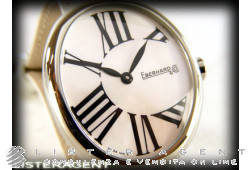 EBERHARD Gilda in steel Mother of pearl Ref. 61008CP. NEW!