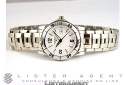 LONGINES only Time steel white Ref. L31194166. NEW!