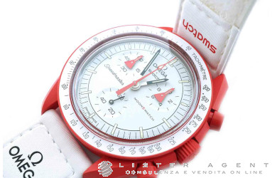 SWATCH MoonSwatch Mission to Mars in bioceramica Ref. SO33R100. NUOVO!
