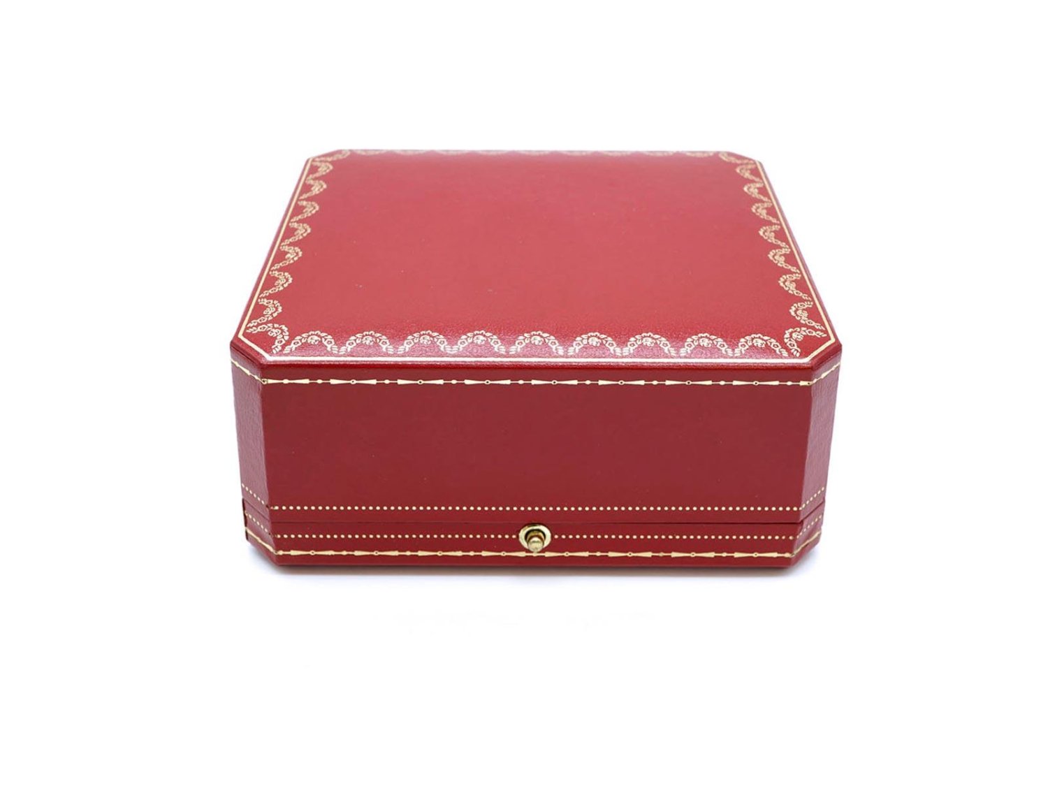 CARTIER scatola per orologio in pelle rossa Ref. CO579. NUOVA