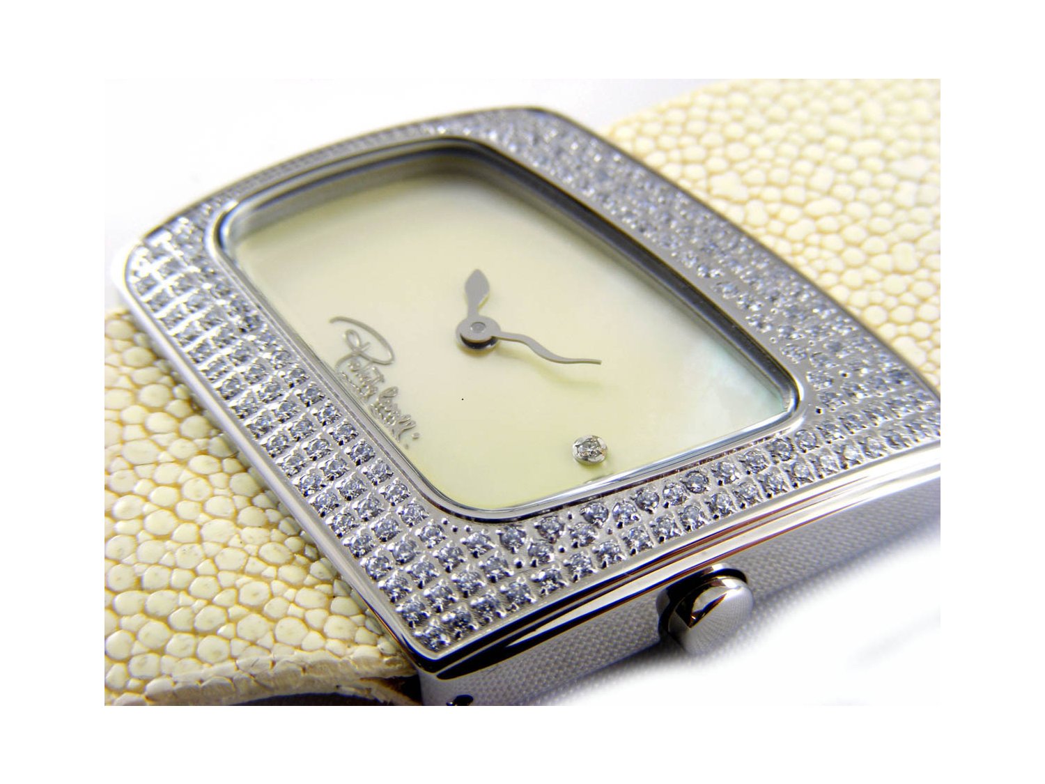 Roberto cavalli diamond watch sale