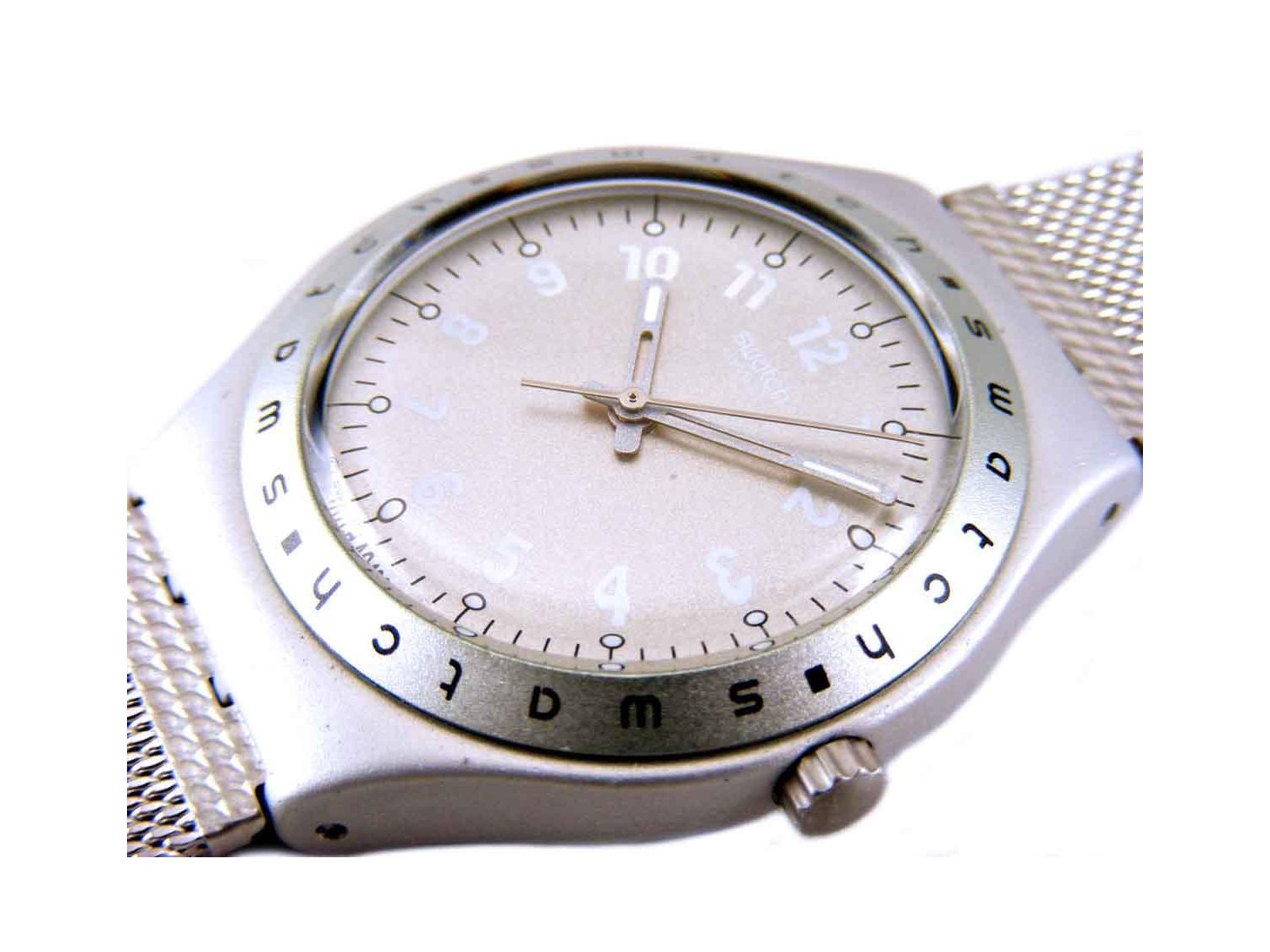 SWATCH Irony Big Sabbia in aluminum Ref. YGS1006. NEW