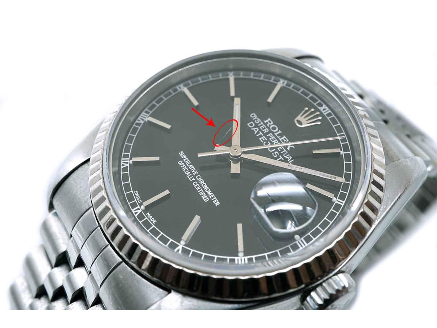 Rolex acciaio nero new arrivals