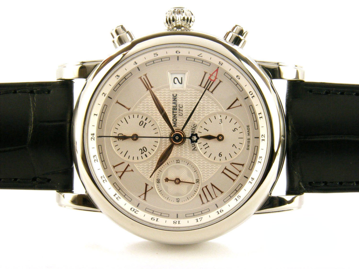 Montblanc star roman chrono utc automatic watch outlet