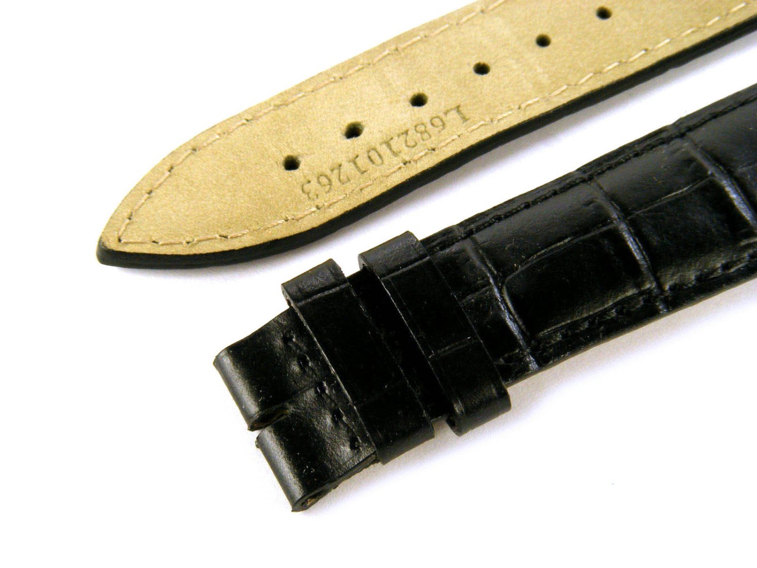 Longines crocodile leather strap hotsell