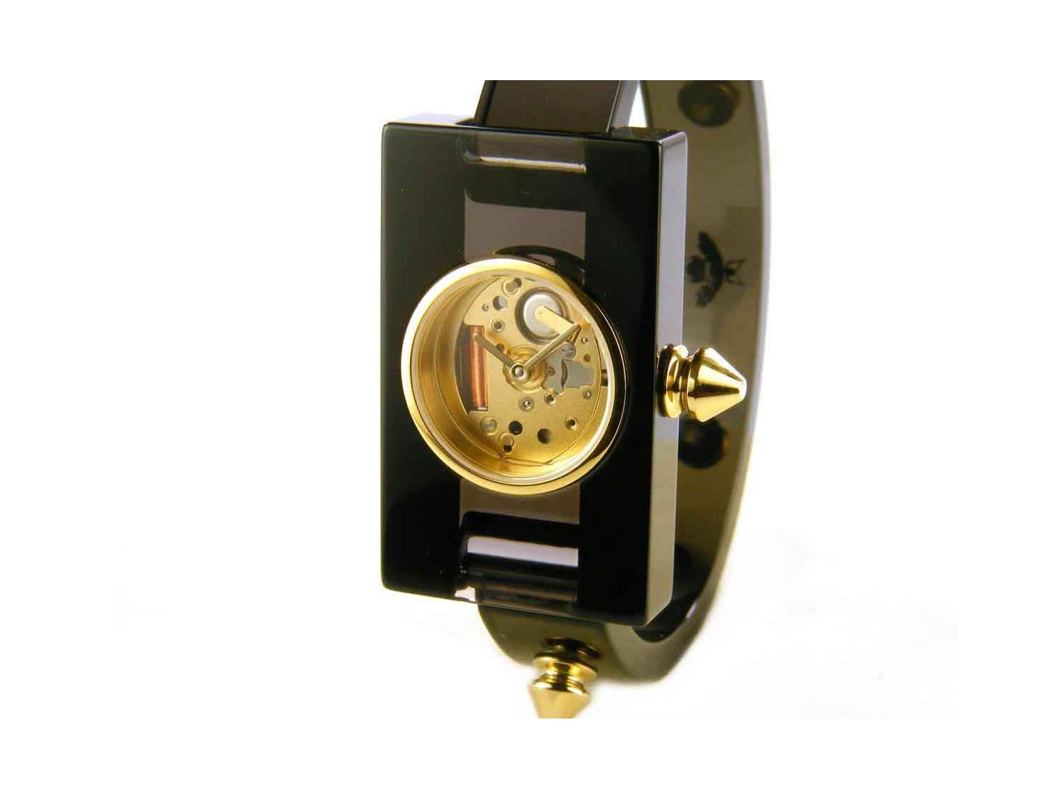 GUCCI Vintage Web Mod.143 in plexiglass Skeleton Ref. YA143509. NEW Lister Agent