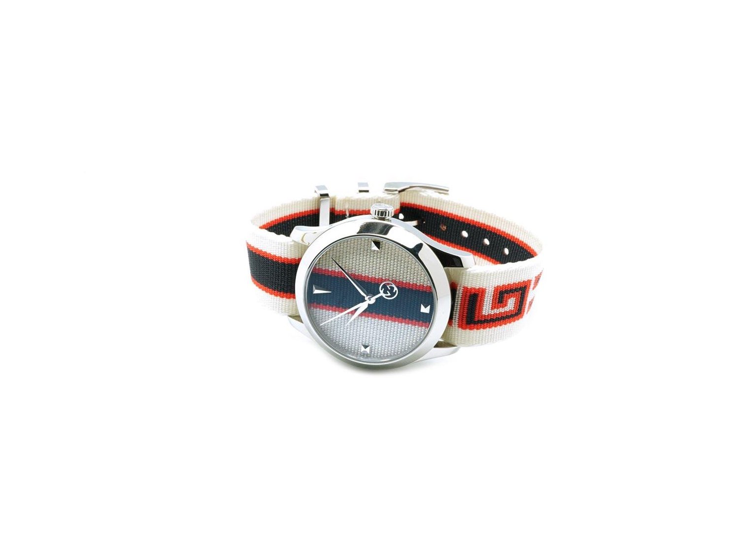 GUCCI G Timeless Mod. 126MD in steel Ref. YA1264071. NEW