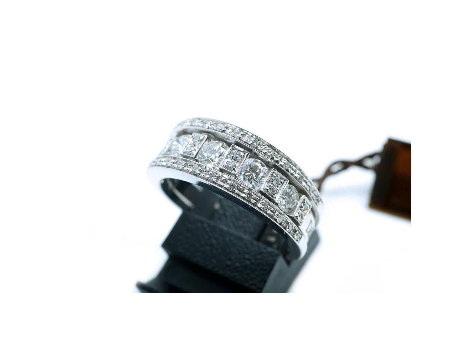 DAMIANI anello Belle Epoque in oro bianco 18Kt con diamanti ct