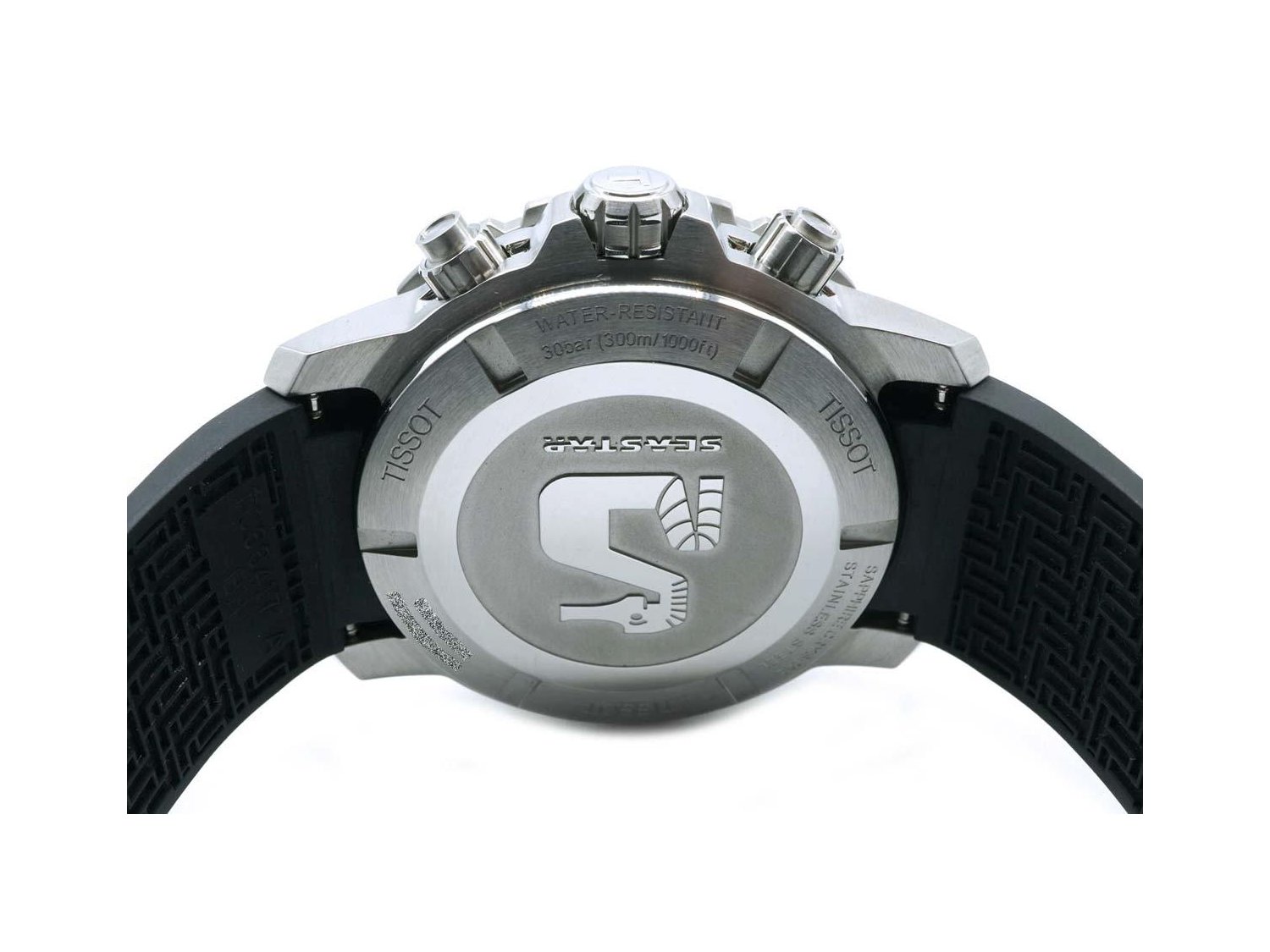 TISSOT T Sport Seastar Cronografo in acciaio Nero Ref. T0664171705701. NUOVO