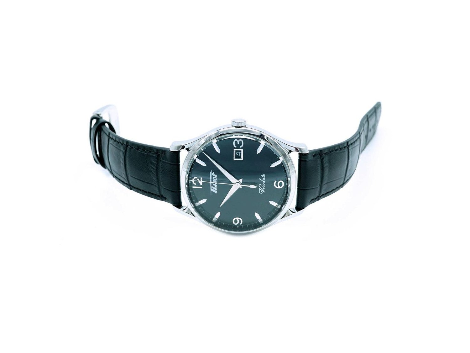 TISSOT Heritage Visodate in acciaio Nero Ref. T1184101605700. NUOVO
