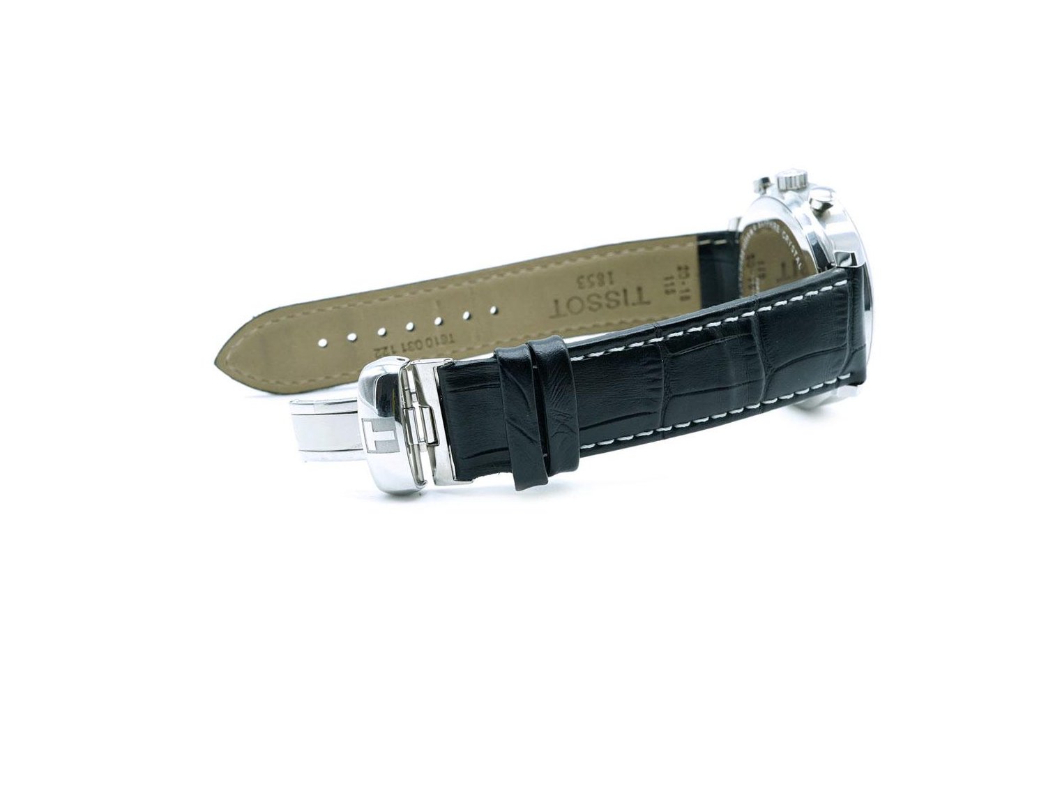 TISSOT T Classic Tradition Cronografo in acciaio Nero Ref. T0636171605700. NUOVO