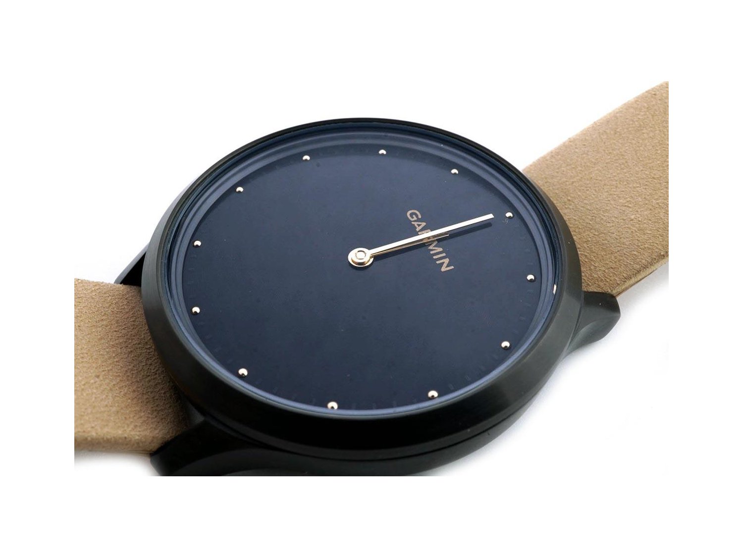 GARMIN Vivomove HR Premium in acciaio PVD Nero Ref. 010 01850 00. NUOVO