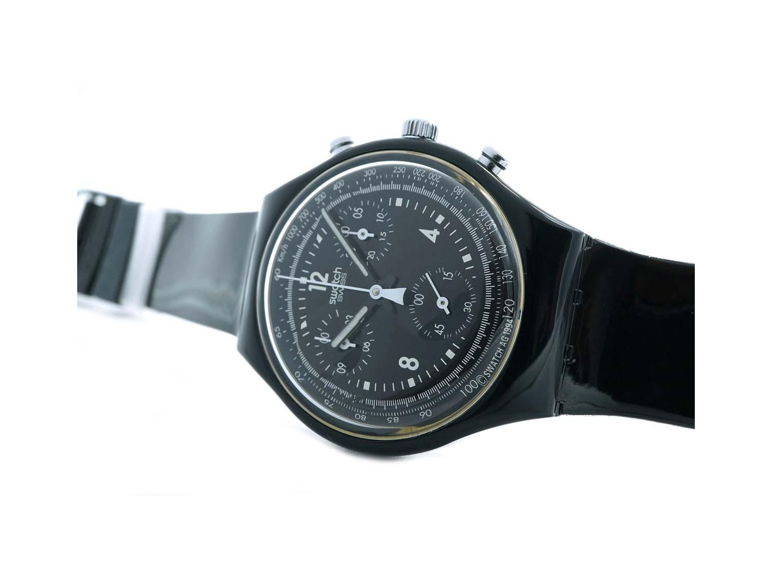 Swatch hotsell pure black
