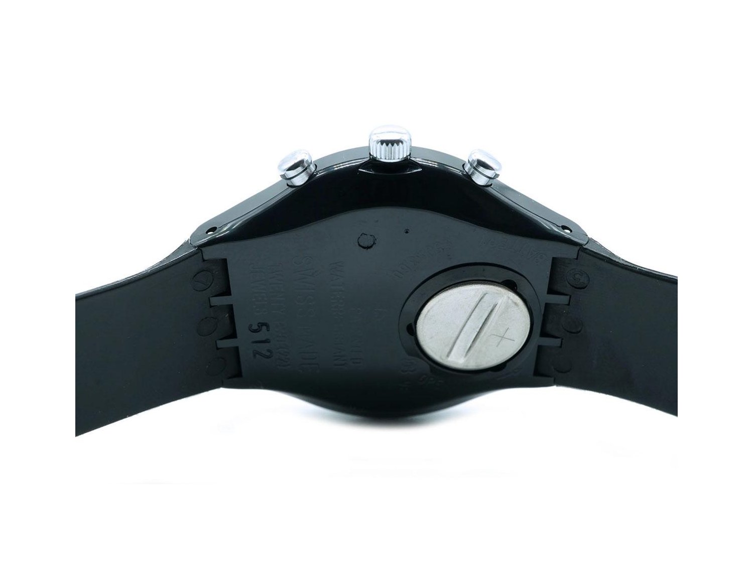Swatch pure black hotsell