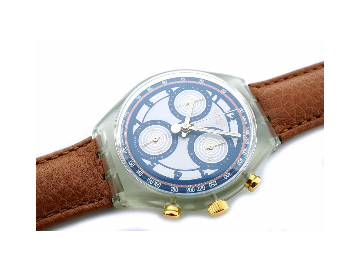 SWATCH Chrono Honeytee in plastica Ref. SCN107. NUOVO
