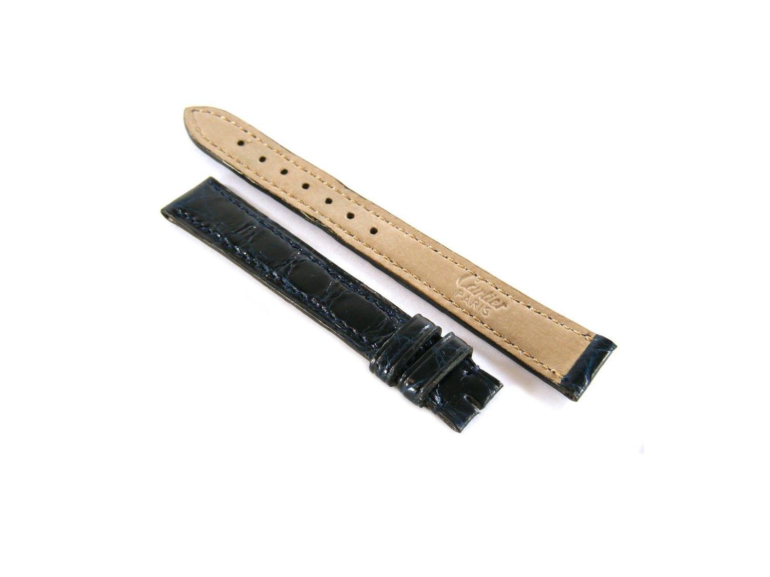 Cinturino coccodrillo shop blu