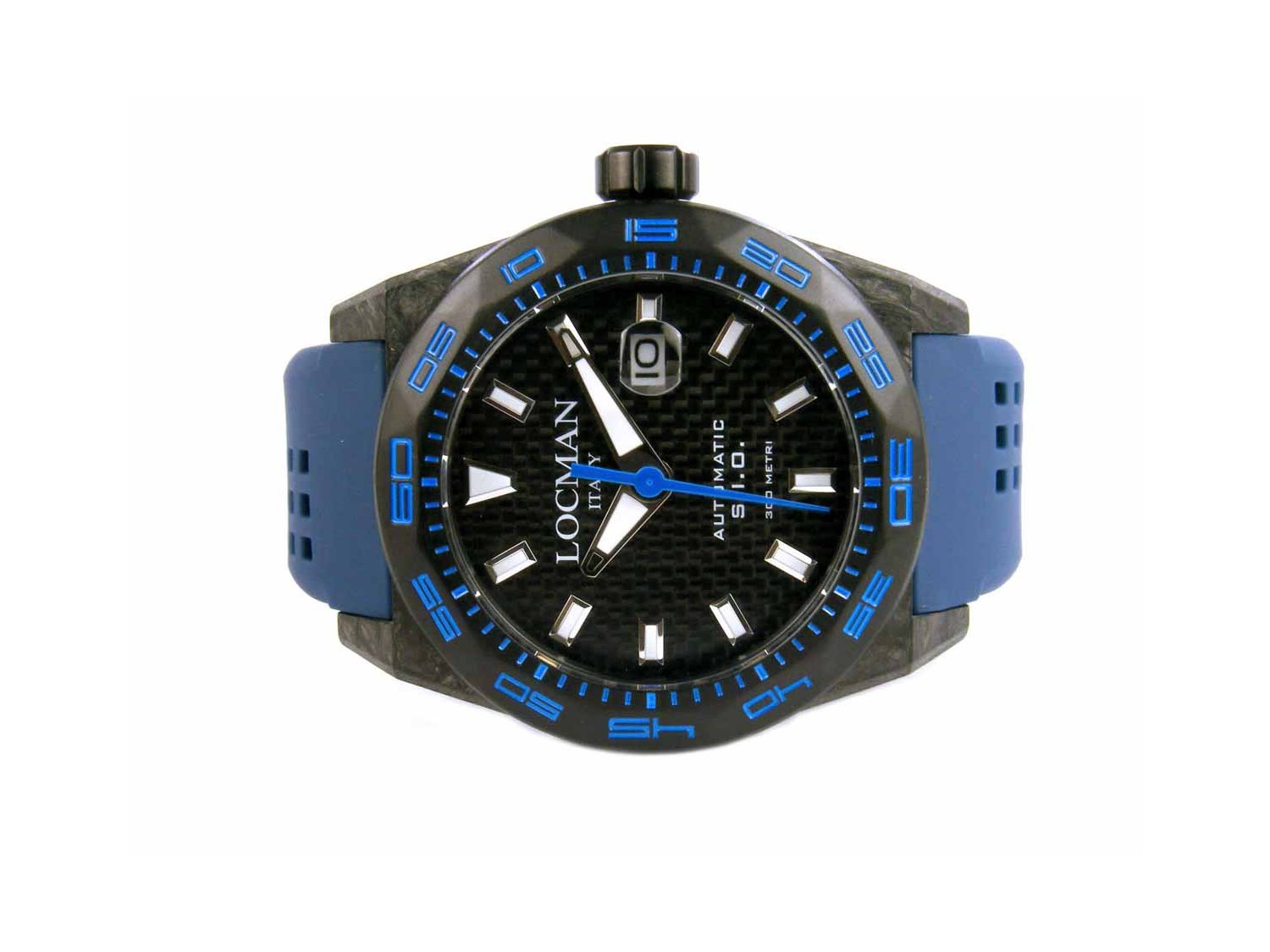 LOCMAN Stealth Carbon 300 Meters Automatic in carbon and titanium Ref. 0216V3 CBCBNKBS2B. NEW