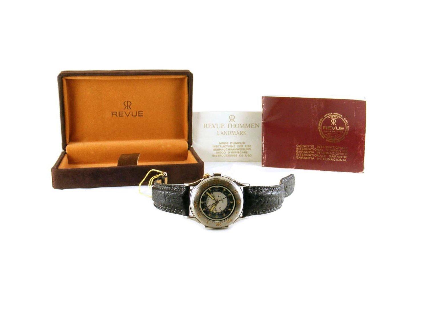 REVUE THOMMEN Landmark in steel Ref. 5811001. NEW! * Lister