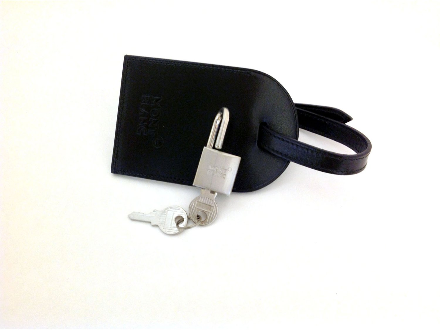 MONTBLANC paper holder Meisterstuck porta Computer in black leather Ref. 103398. NEW