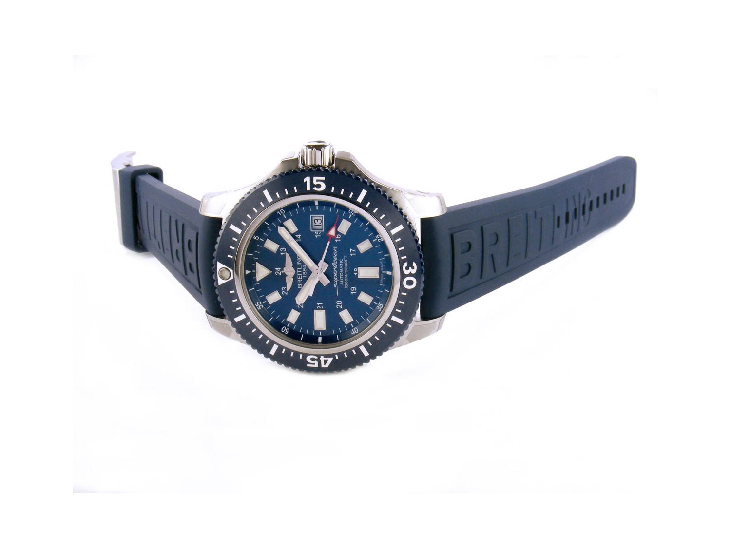 BREITLING SuperOcean 44 Special automatic in steel Blu AUT Ref. Y1739316 C959 158S. NEW