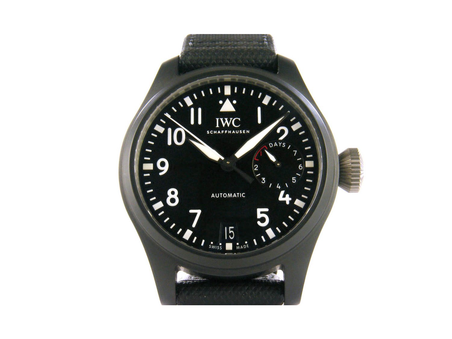 IWC Big Pilot s Watch Top Gun chronograph automatic in ceramic