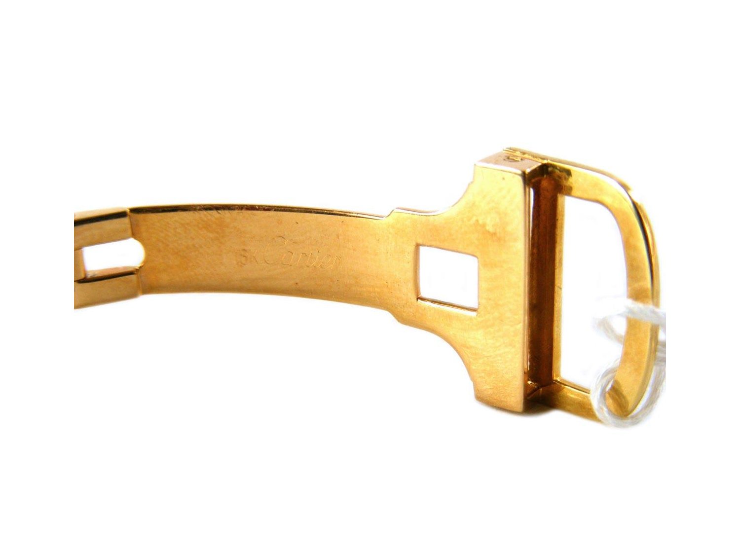 CARTIER deployant buckle in 18kt yellow gold MM 10. NEW Lister Agent