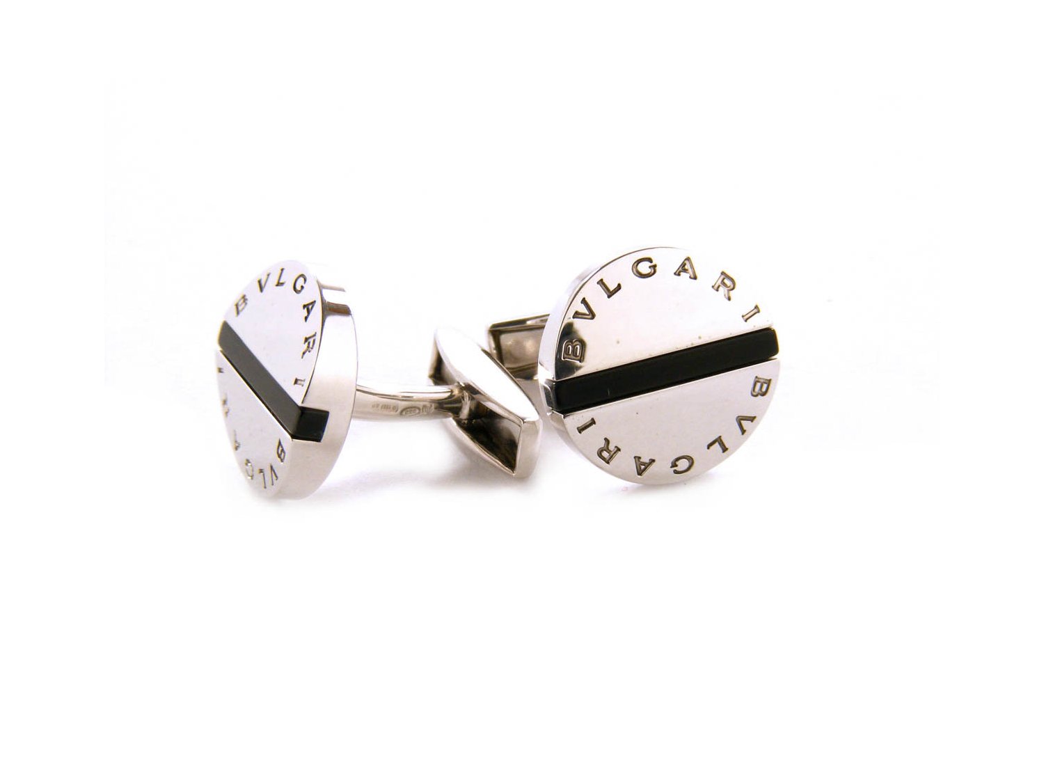 Bvlgari best sale silver cufflinks