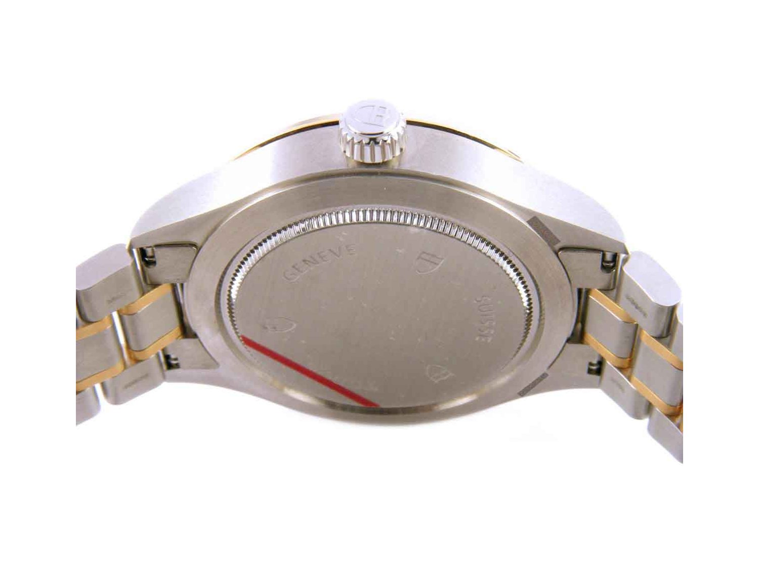 TUDOR Style Automatic MM38 in steel and 18Kt yellow gold Argent Ref. M12503 0002. NEW