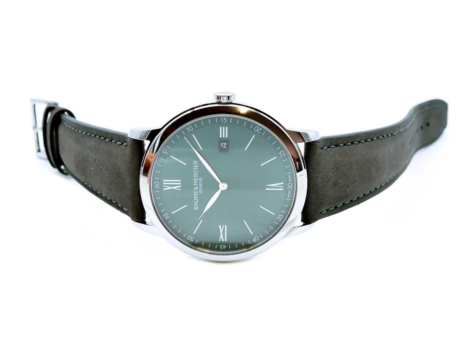BAUME MERCIER Classima 10607 in acciaio Verde Ref. MOA10607