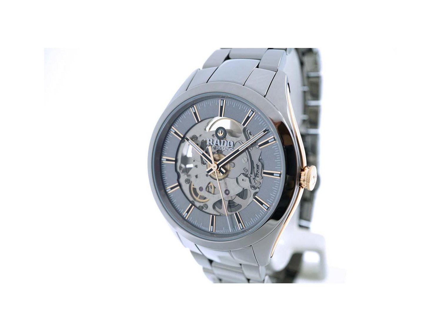 RADO HyperChrome Open Heart Automatic in high tech Plasma ceramic