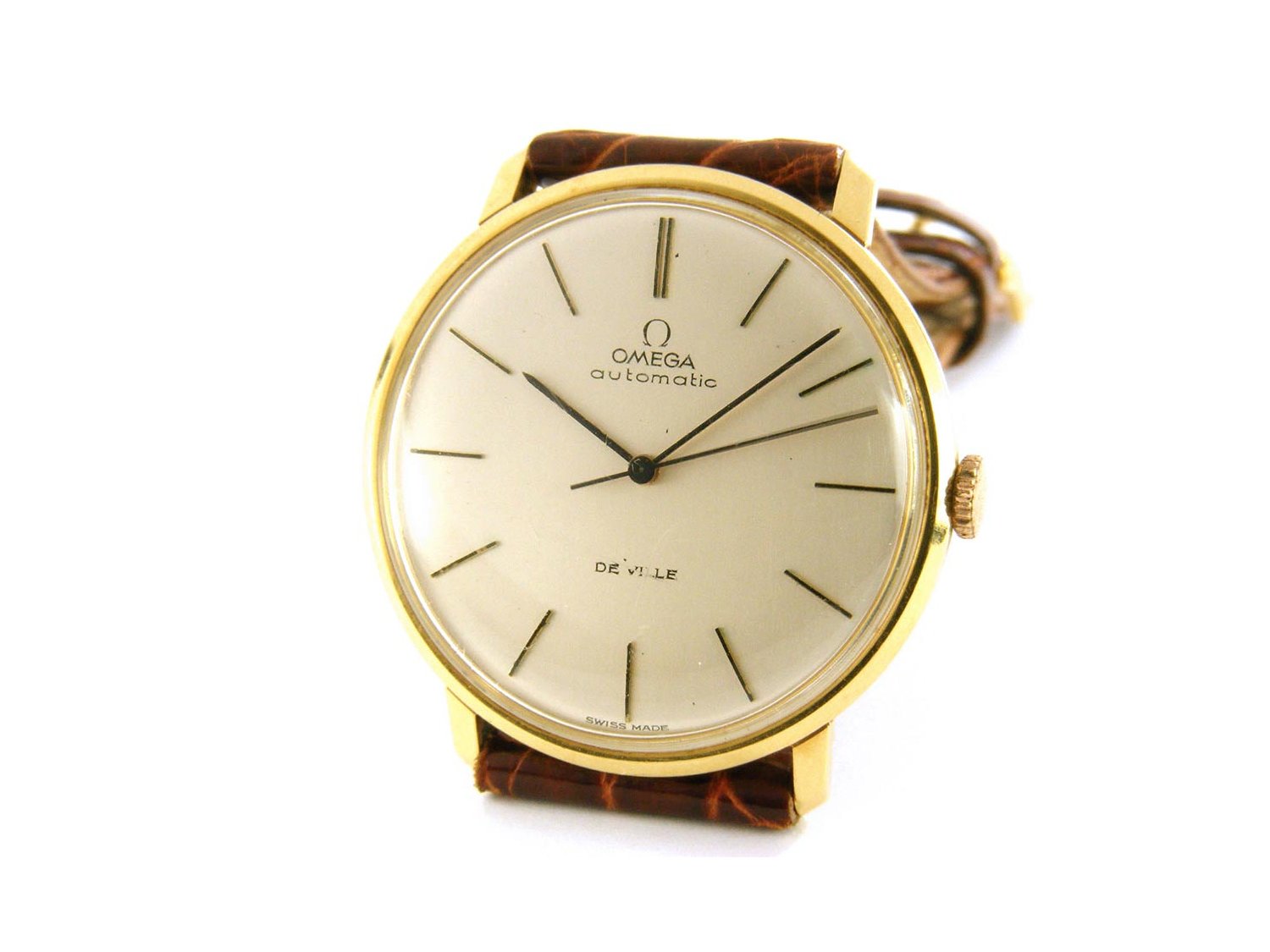 OMEGA Vintage only time automatic in 18Kt yellow gold. USED Lister Agent