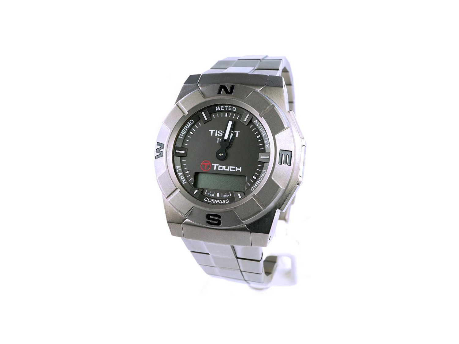 TISSOT T Touch Trekking in titanium Gray Ref. T0015204406100. NEW