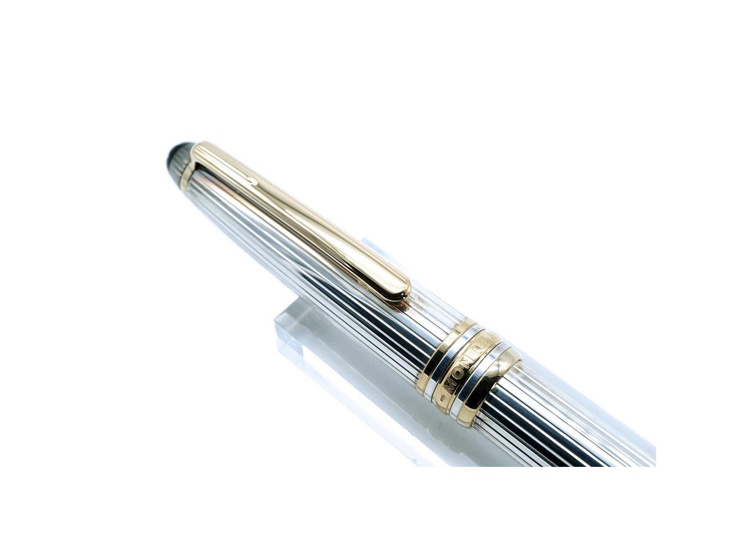 MONTBLANC Meisterstuck Solitaire ballpoint pen in 925 silver Ref. 1648. NEW