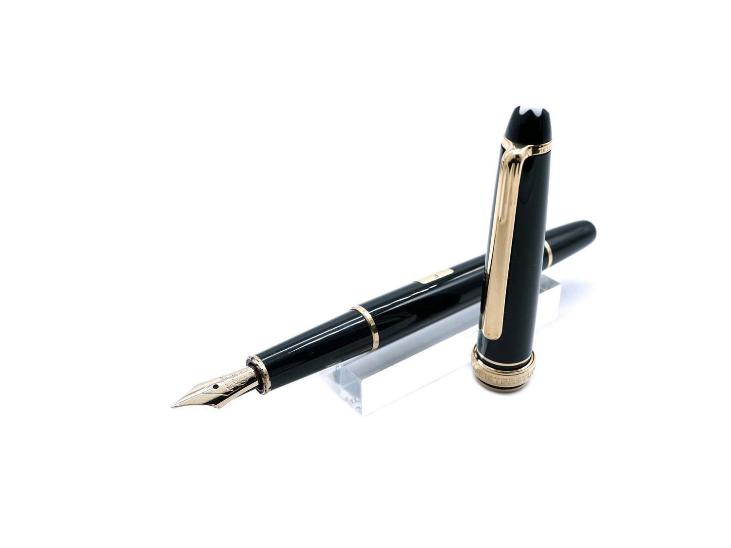 MONTBLANC set 2 penne stilografiche Meisterstuck Wedding Pen Ref. 21440 21460. NUOVO