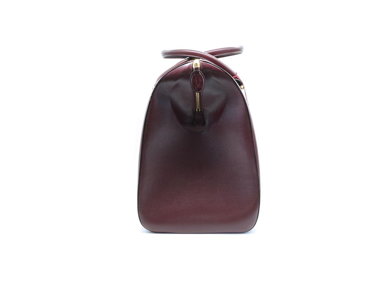 CARTIER Shopping bag in pelle bordeaux. NUOVA Lister Agent