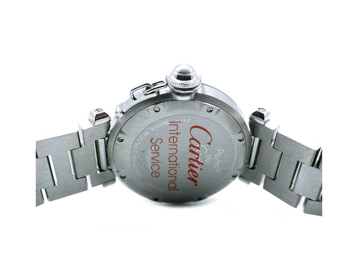 Pasha de cartier automatic water resistant 330ft 100m hotsell