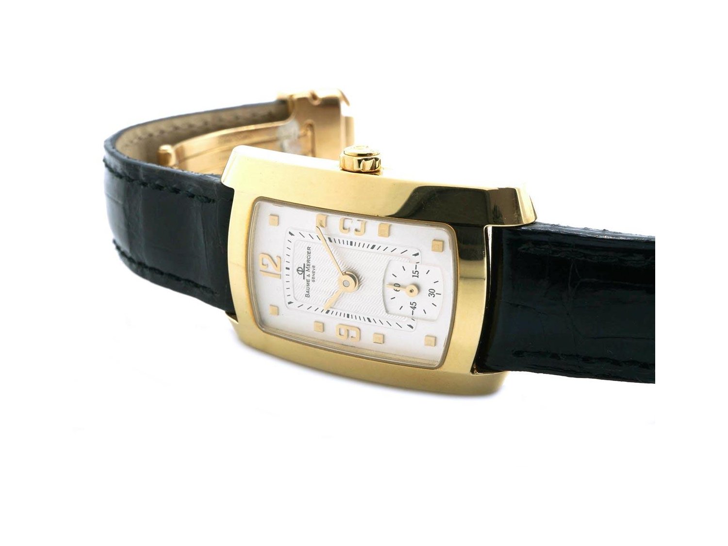BAUME MERCIER Hampton Milleis in oro giallo 18Kt Argente Ref. MV045229. NUOVO