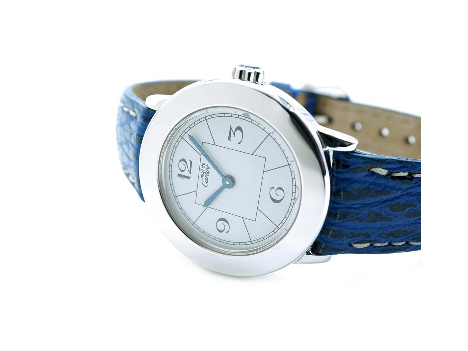 CARTIER Ronde Quarzo in argento 925 Argente Ref 1806. NUOVO