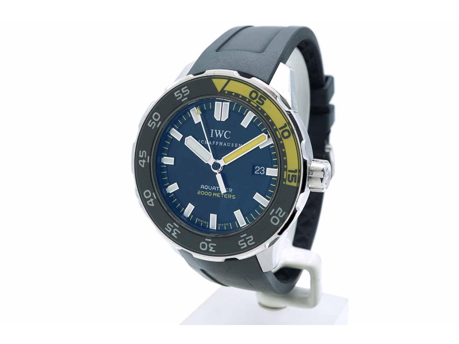 IWC Aquatimer Automatico 2000 in acciaio Nero AUT Ref. 356801. USATO