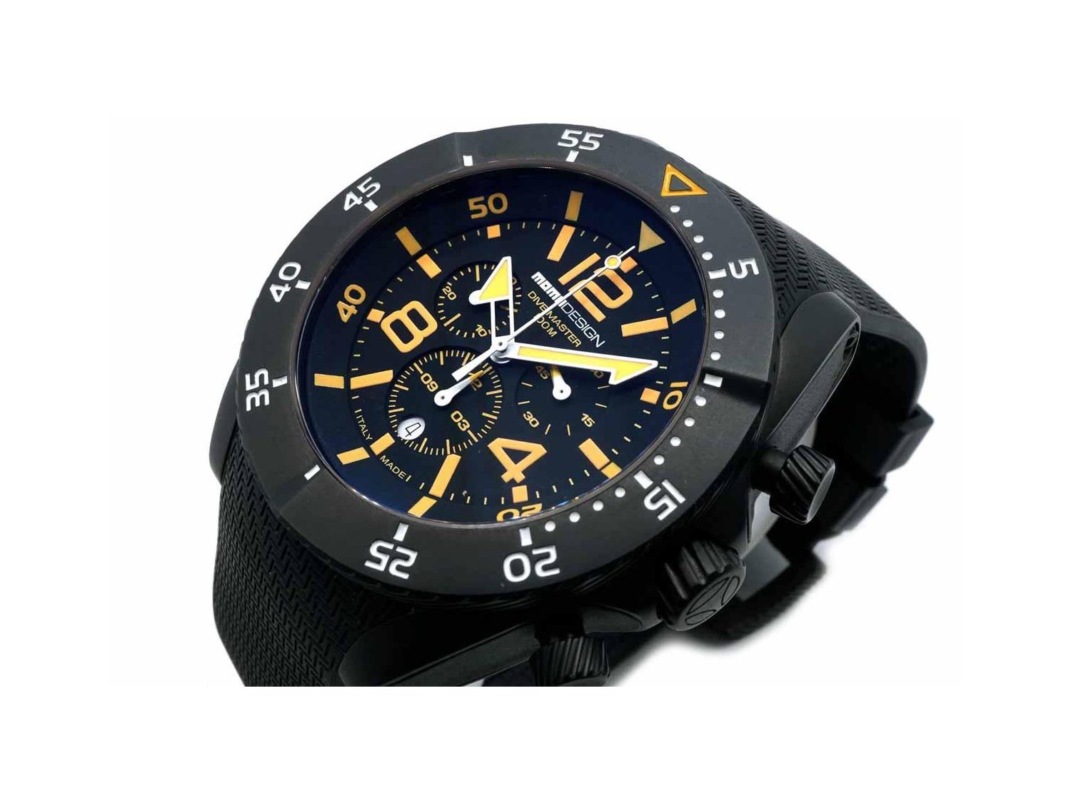 MOMO DESIGN Diver Cronografo in acciaio PVD Nero Ref. MD 278 11. USATO Lister Agent