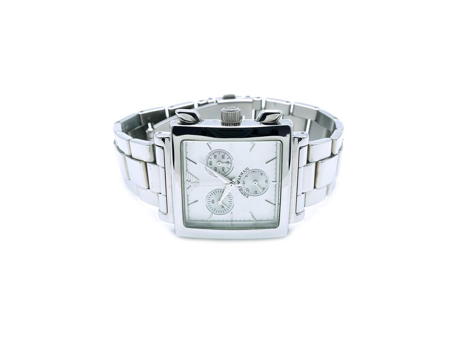 Square emporio armani watch shop