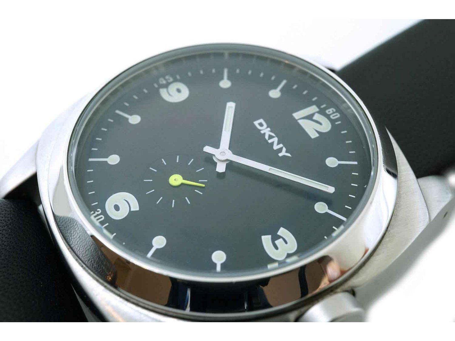 DKNY orologio in acciaio Nero Ref. NY2020. USATO