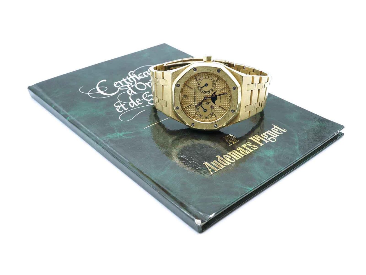 AUDEMARS PIGUET Royal Oak con Fasi Luna automatico in oro giallo 18Kt Ref. BA25594 477BA. USATO