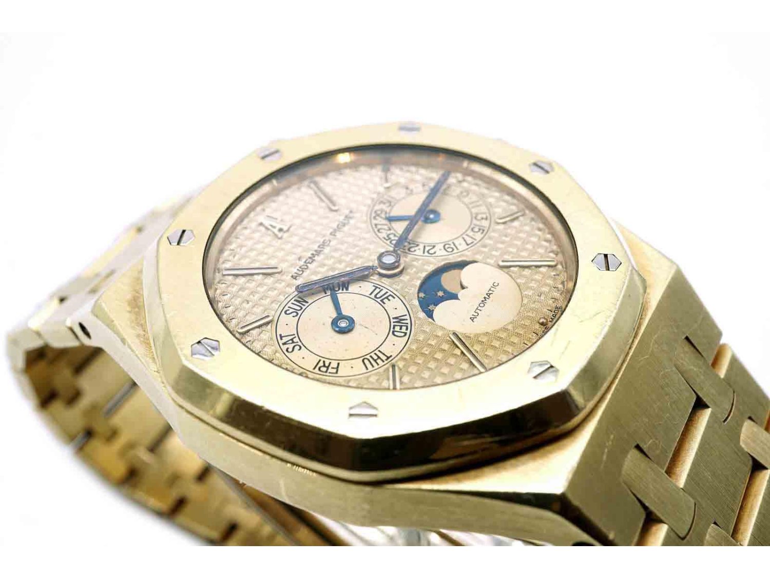 AUDEMARS PIGUET Royal Oak con Fasi Luna automatico in oro giallo 18Kt Ref. BA25594 477BA. USATO