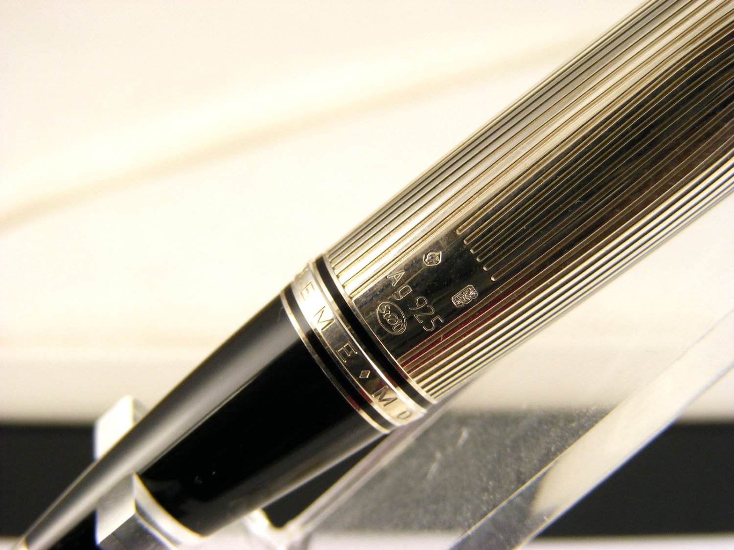 MONTBLANC ballpoint pen Boheme Arabesque Azur 925 silver Ref. M2554. NEW Lister Agent