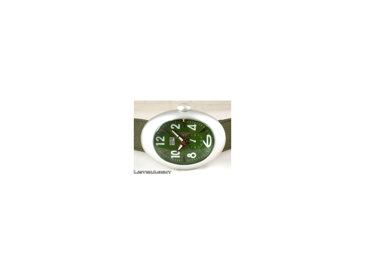 LOCMAN series Nuovo watch Only time in aluminium Green Ref. 019. NEW