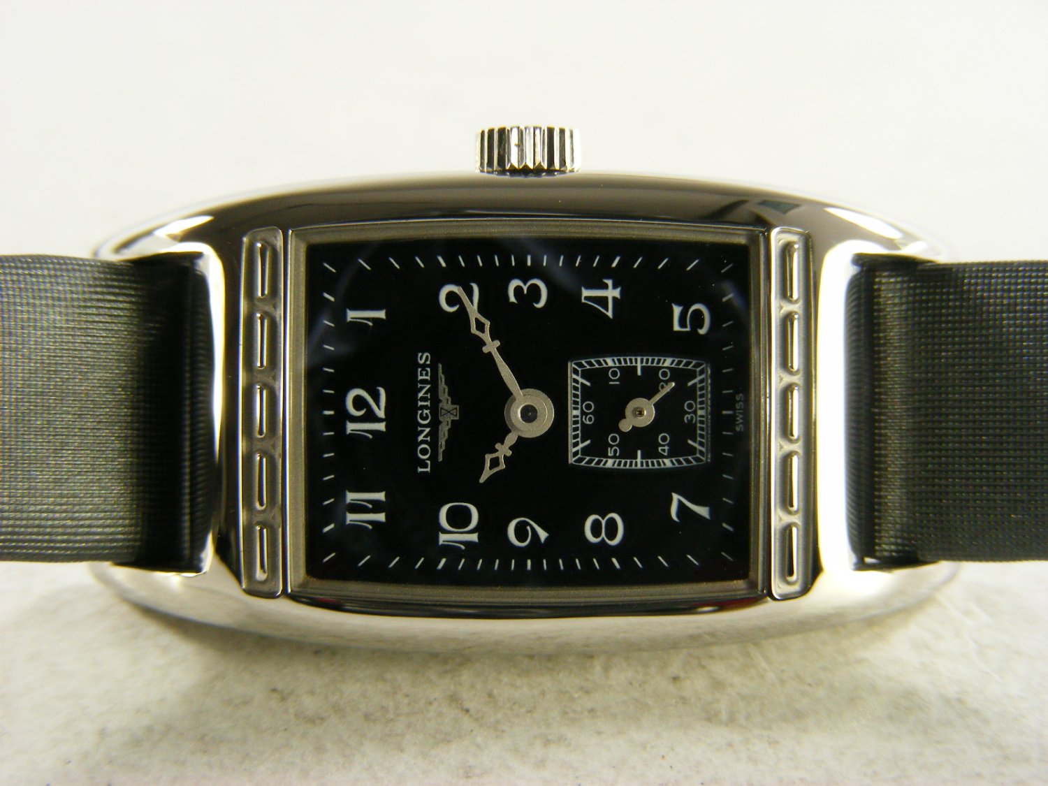 LONGINES Belle Arti lady in steel Black Ref. L21944532. NEW Lister Agent